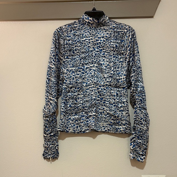 Hunter Bell Isabel Mock Neck Top SZ XS EUC - Picture 2 of 8